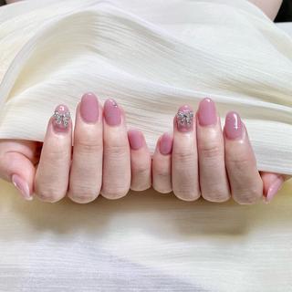 ネイル By moonネイル 🌷ワンホン/韓国風のネイルデザイン
