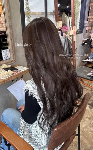 ロング カラーモデル募集✨️ YUKI🎀☁️のヘアスタイル