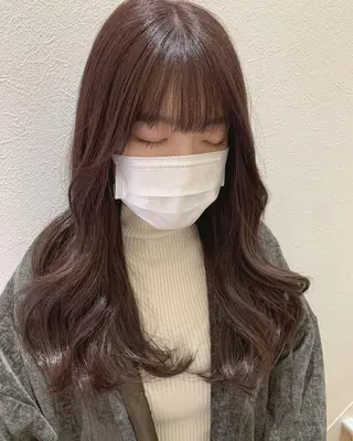 ロング カラー hubhair レイヤー/透明感のヘアスタイル