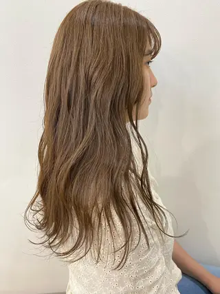 ロング カラー 透明感カラー🫧 nanohaのヘアスタイル