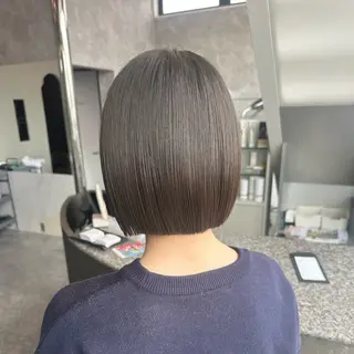 ミディアム 町田 里奈のヘアスタイル