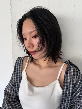 ミディアム fubuki🪷 似合わせカットカラーのヘアスタイル