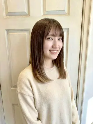 セミロング Aroma hair 🌙tanakaのヘアスタイル