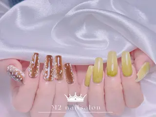 ネイル 長さだし専門店 M2 rikaのネイルデザイン