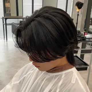 メンズ シャドウパーマ／骨格 矯正カット　トモキのヘアスタイル