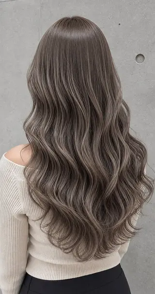 ロング カラー ハイトーンカラー が絶対可愛い✨泰聖✨のヘアスタイル