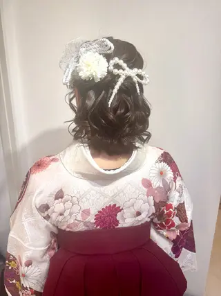 ヘアアレンジ 鷲見 望のヘアスタイル