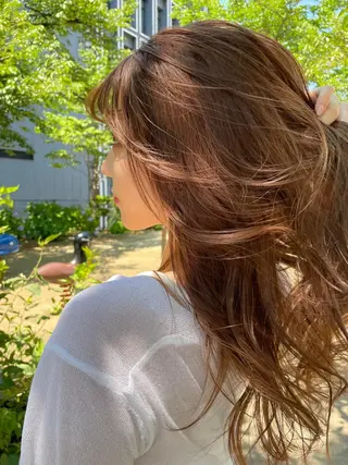 セミロング ヘアアレンジ マツエク・マツパ まつげと眉 Meliaのマツエク・マツパデザイン