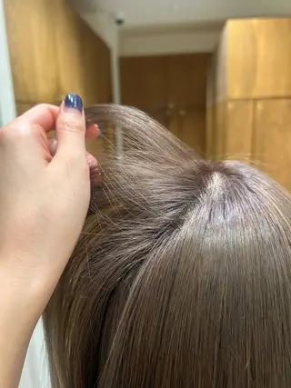 ミディアム カラー 🫧寒色カラー/透明 感ブラック/Risaのヘアスタイル