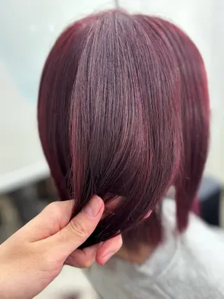 ミディアム カラー 冨木 雄斗のヘアスタイル