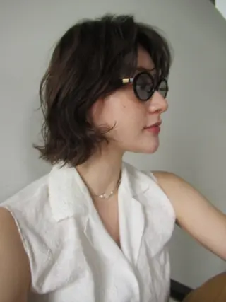 ショート パーマ 無料カットモデル募集 /ueno aiのヘアスタイル