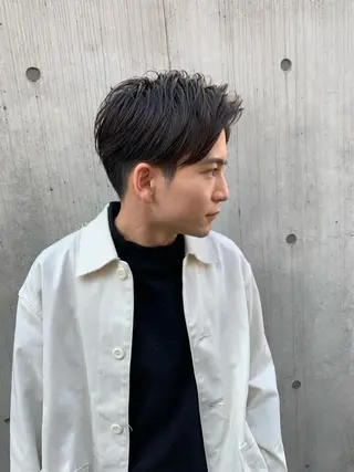ショート メンズ チバ タクミのヘアスタイル