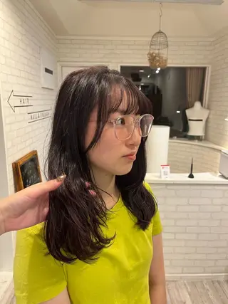 カラー 阿部 うららのヘアスタイル