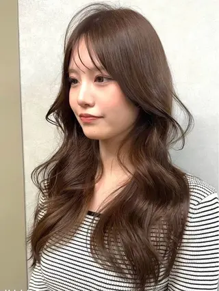 セミロング レイヤーカット カラー/錦糸町のヘアスタイル