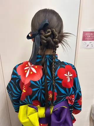 ロング ヘアセットサロン lightupのヘアスタイル