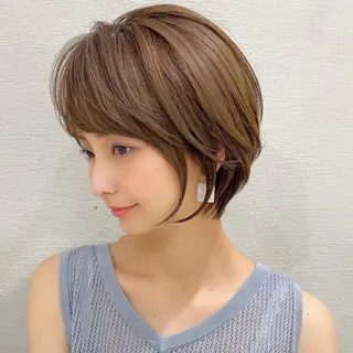 ショート カラー パーマ ヘアアレンジ キッズ ネイル マツエク・マツパ ショートの神✨AFL OAT 井上康平のヘアスタイル