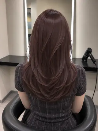 ミディアム カラー 🌈ウルトワ水素 髪質改善naru🌈のヘアスタイル