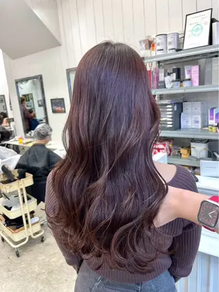 カラー ENV 船橋 佐久間 彩のヘアスタイル