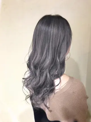 ロング カラー パーマ ヘアアレンジ メンズ キッズ ネイル マツエク・マツパ バレイヤージュ/ 髪質改善/渡邉悟🌱のヘアスタイル