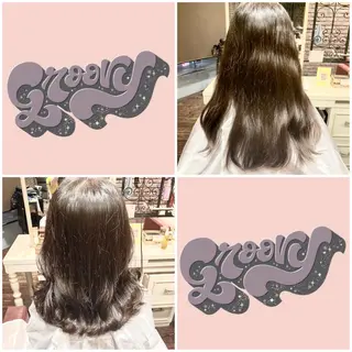 ミディアム 曲がる縮毛矯正 LIBER 岩名のヘアスタイル