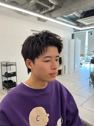 ショート カラー メンズ 🏆メンズヘア特化 🥇代表りんぺーのヘアスタイル