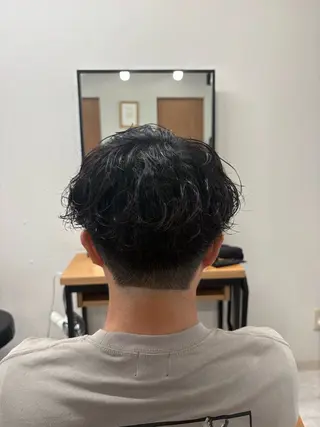 パーマ メンズ 下北沢メンズパーマ 特化園田　楓莉のヘアスタイル