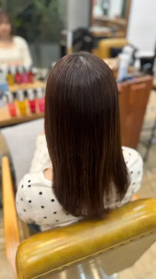 セミロング 艶感カラー🌸 Karinのヘアスタイル