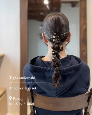 ロング ヘアアレンジ お呼ばれセット🕊️ 高円寺/太田和のヘアスタイル