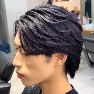ショート カラー メンズ よしだ ななこのヘアスタイル