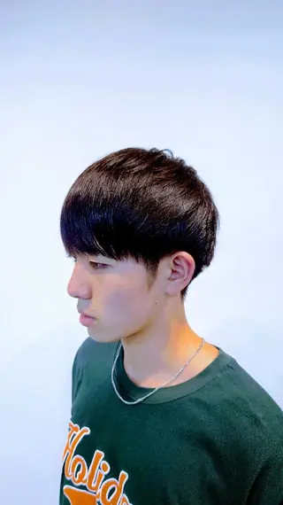 ミディアム 【メンズカット】専門 ＴＥＲＵのヘアスタイル