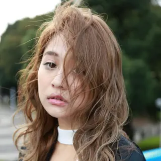 カラー ロング ショートヘアー◎ 縮毛矯正◎のヘアスタイル