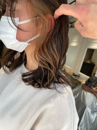 ミディアム カラー 川崎のカラー職人🥣 kentaのヘアスタイル