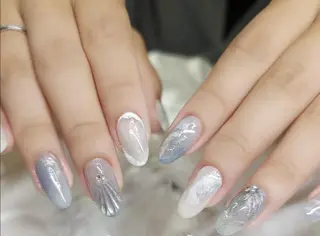 ネイル By moonネイル 🌷ワンホン/韓国風のネイルデザイン