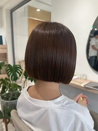 カラー 🎀似合わせカット/ ボブ/佐瀬千枝🎀のヘアスタイル