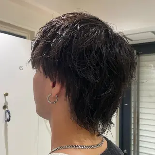 ショート メンズ 暖色カラー/レイヤー スタイル みはる🌙のヘアスタイル