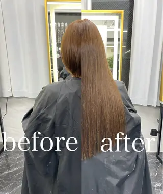 ロング カラー エクステ🩵ブリーチ 韓国ヘア🩵KAEのヘアスタイル