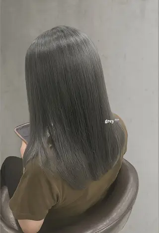 ロング カラー 韓国カット/トレンド 杏🎀ོのヘアスタイル