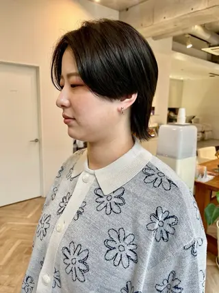 ショート kaho.🌿 ショートヘア⭐️のヘアスタイル