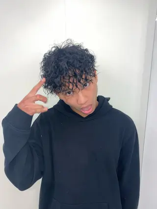 ショート メンズ レイヤー🎶似合わせ パーマ🎀ナナコのヘアスタイル