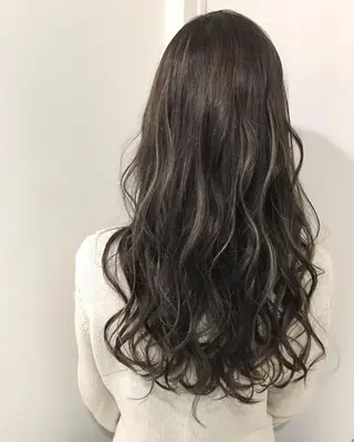 ロング カラー 🌈評価No.1🌈 艶髪カラー❌エクステのヘアスタイル