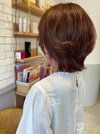 ショート ツヤカラー3850 まいのヘアスタイル