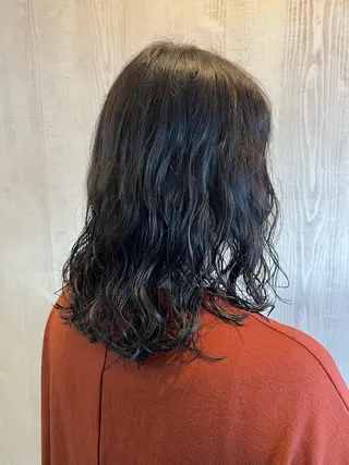 ミディアム パーマ TELA HAIR WAKABA🌱のヘアスタイル