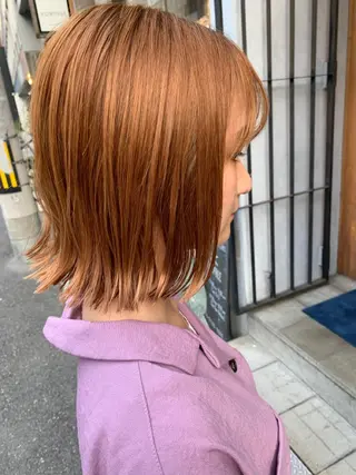 ショート 艶髪color💎髪 質改善ストレート大吉のヘアスタイル