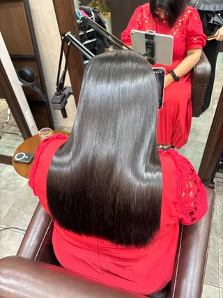 セミロング ♡髪質改善ストレート 清水歩美♡のヘアスタイル