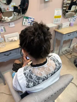ロング pupe もえのヘアスタイル