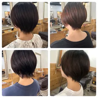 ショート カラー 髪質改善&ブリーチ 伊勢 祐一郎のヘアスタイル