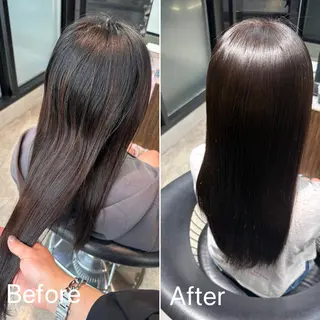 ロング 新宿/新宿三丁目 縮毛矯正/タカユキのヘアスタイル
