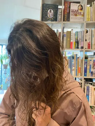 ミディアム パーマ Moca 〰️のヘアスタイル