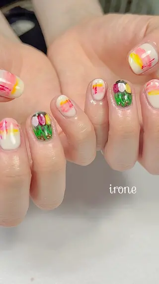 ネイル 小さなサロン ironeのネイルデザイン