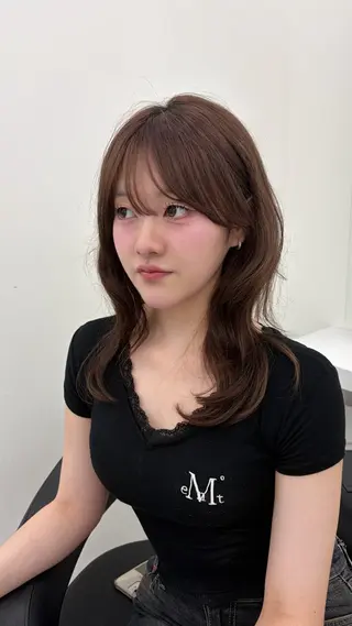 ロング カラー 権田 能孝のヘアスタイル